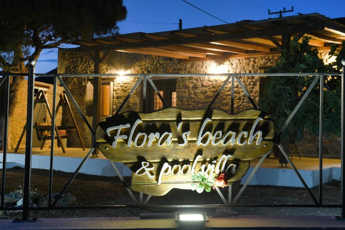 Flora'S Beach And Pool Villa In Syros Liaropa ภายนอก รูปภาพ